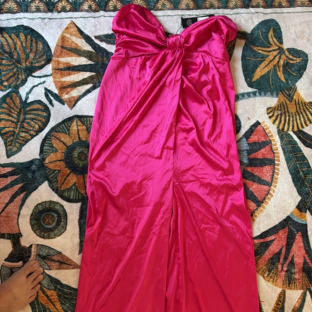 Vibrant Pink Wide-Leg Pant Jumpsuit - New with tags - Picture 5 of 7